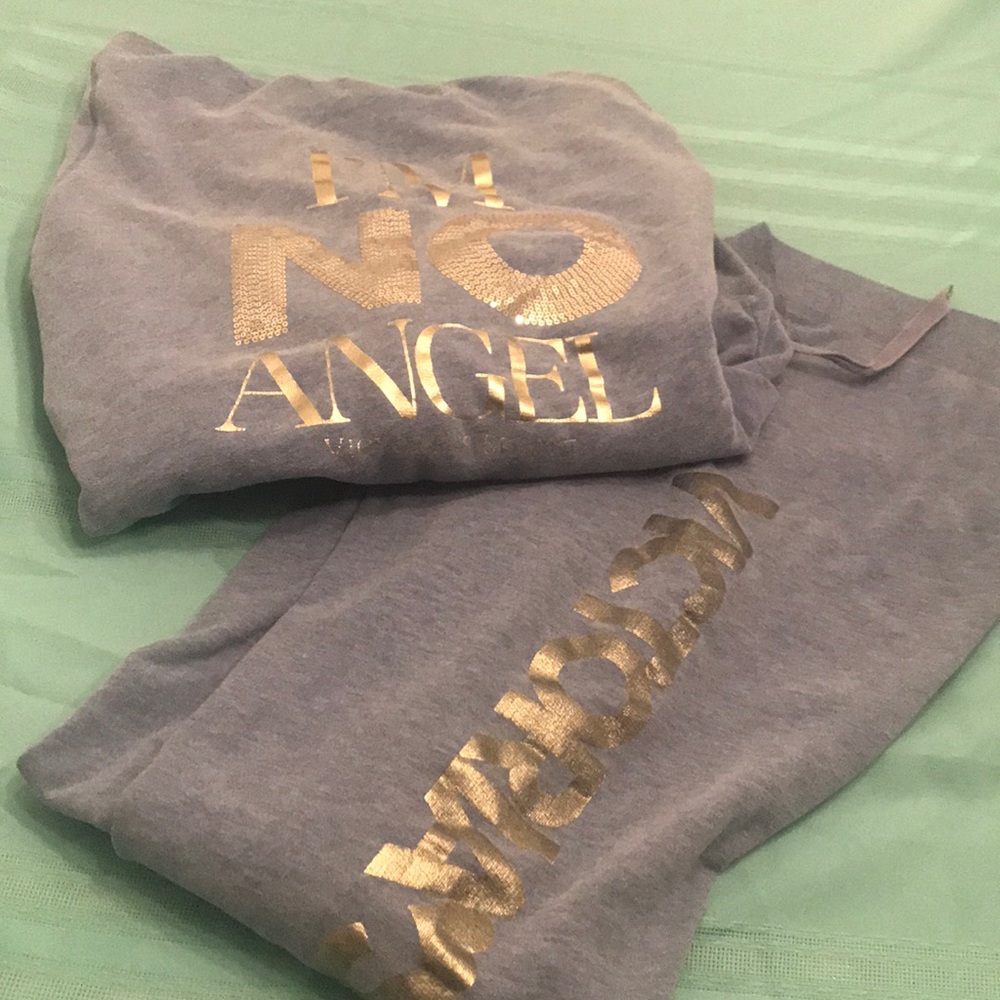 VS • Matching SweatSuit • Blue + Silver